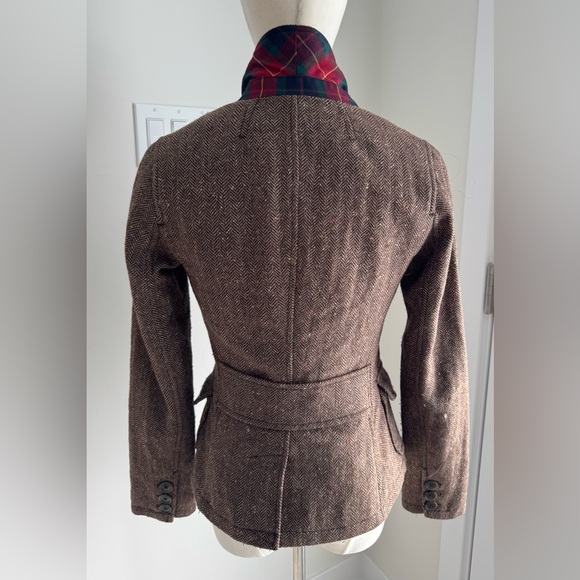 Vintage Look - Jacob: Brown Herringbone Blazer - Picture 5 of 11